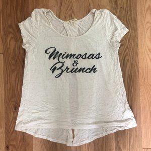 Mimosa & Brunch Open Back T-Shirt